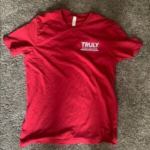 TRULY Red Short Sleeve Tee